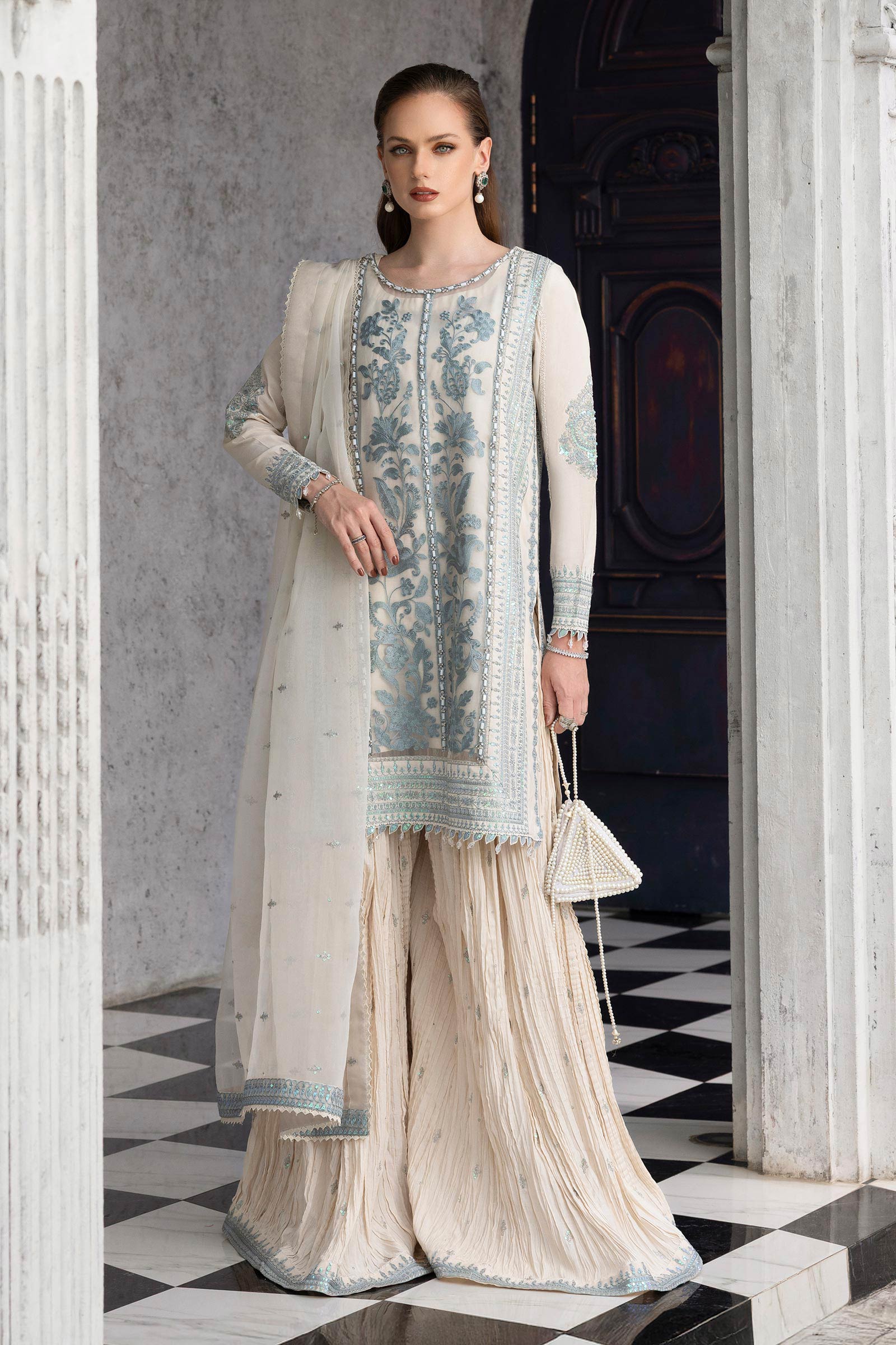 Maria B | Eid Collection 26 | 3 Piece Embroidered Organza Suit