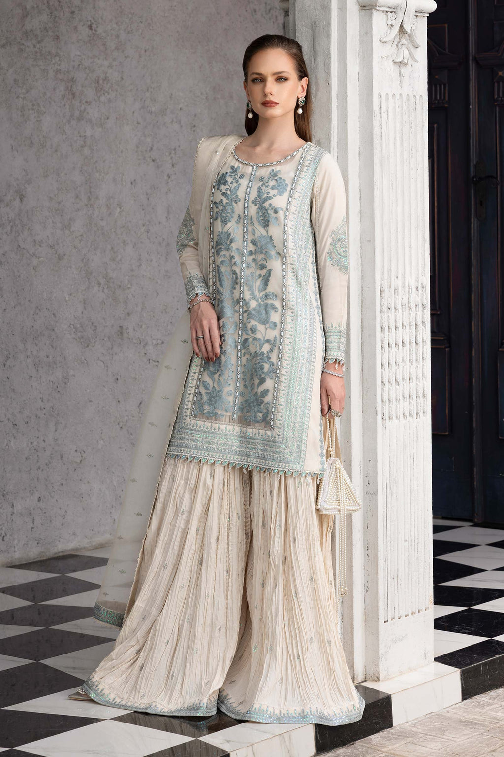 Maria B | Eid Collection 26 | 3 Piece Embroidered Organza Suit