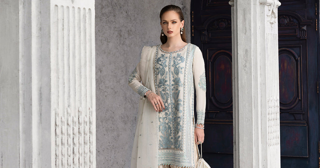 Maria B | Eid Collection 26 | 3 Piece Embroidered Organza Suit