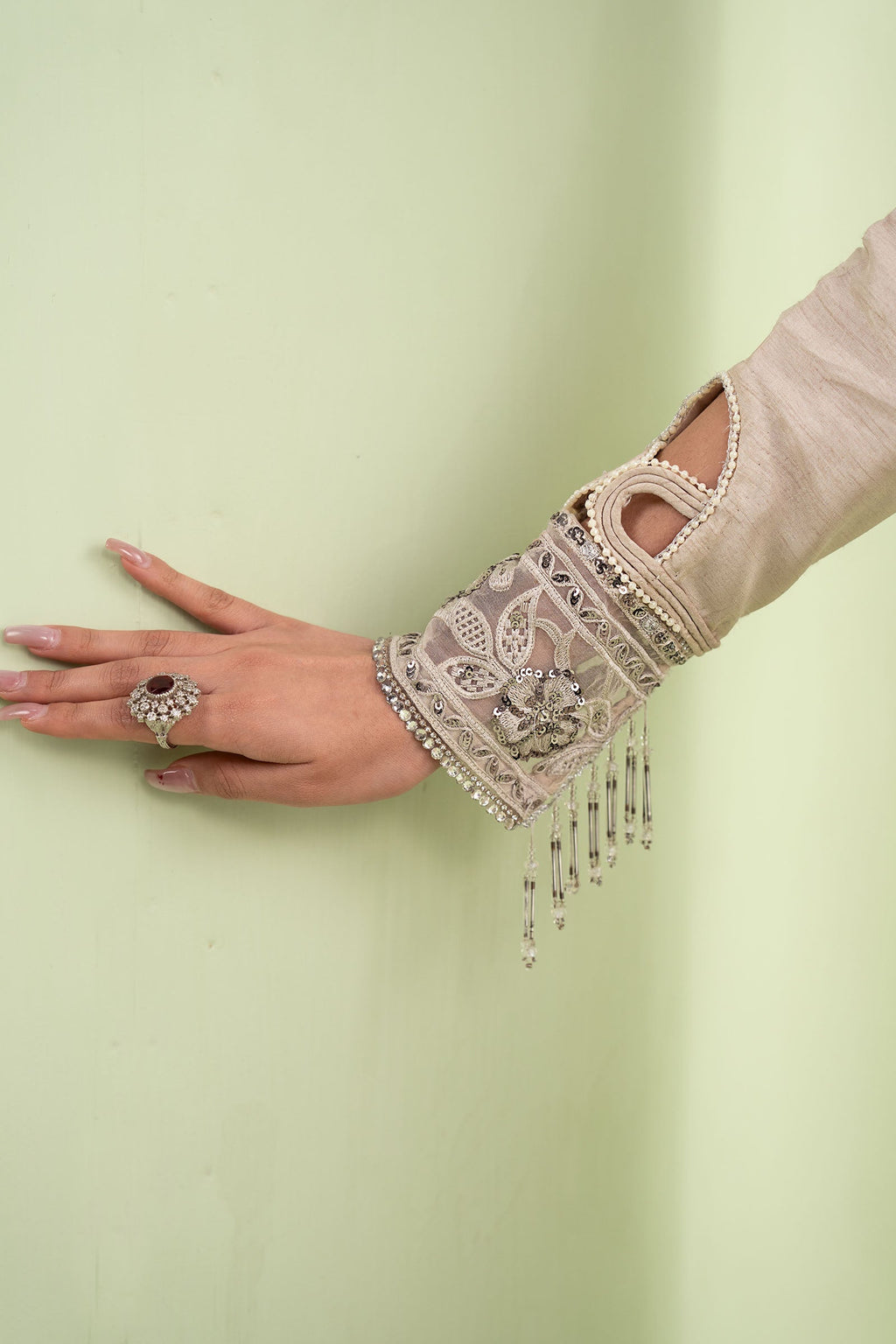Maria B | Eid Collection 26 | 3 Piece Embroidered Raw Silk Suit