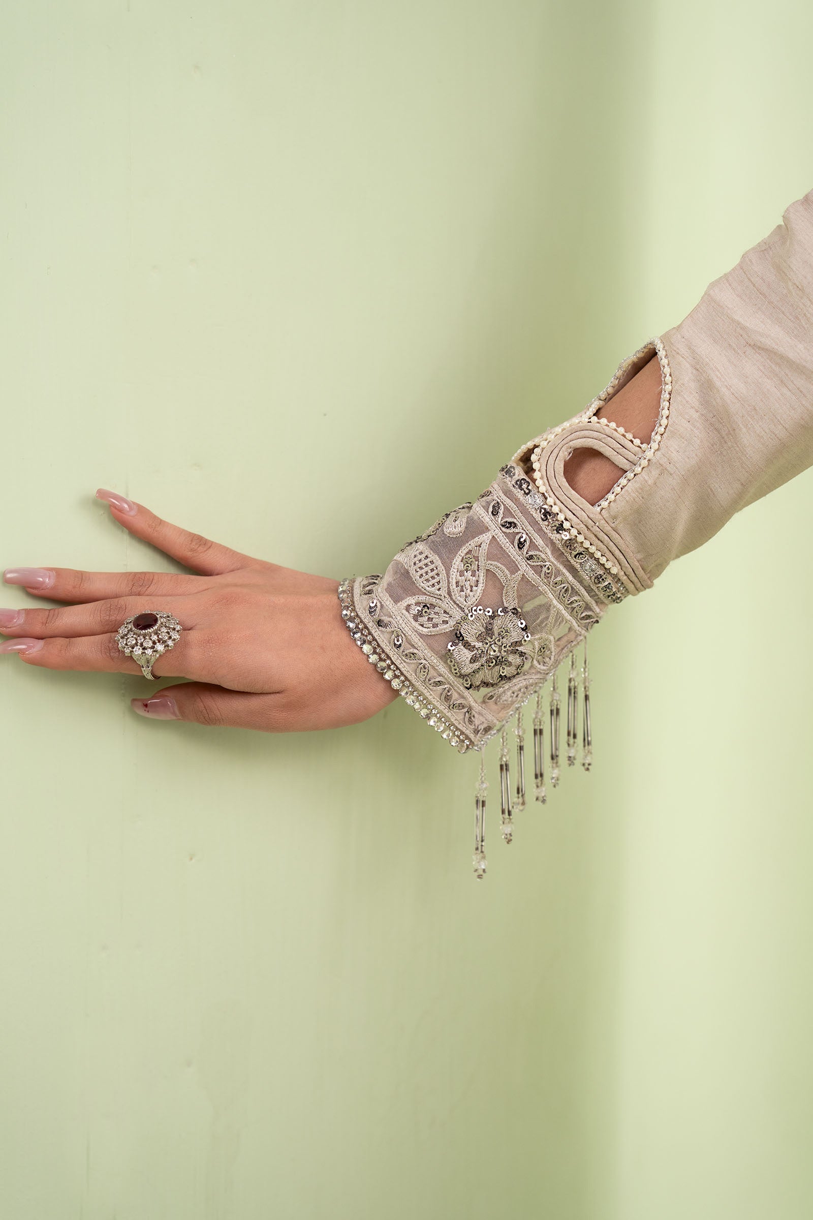 Maria B | Eid Collection 26 | 3 Piece Embroidered Raw Silk Suit