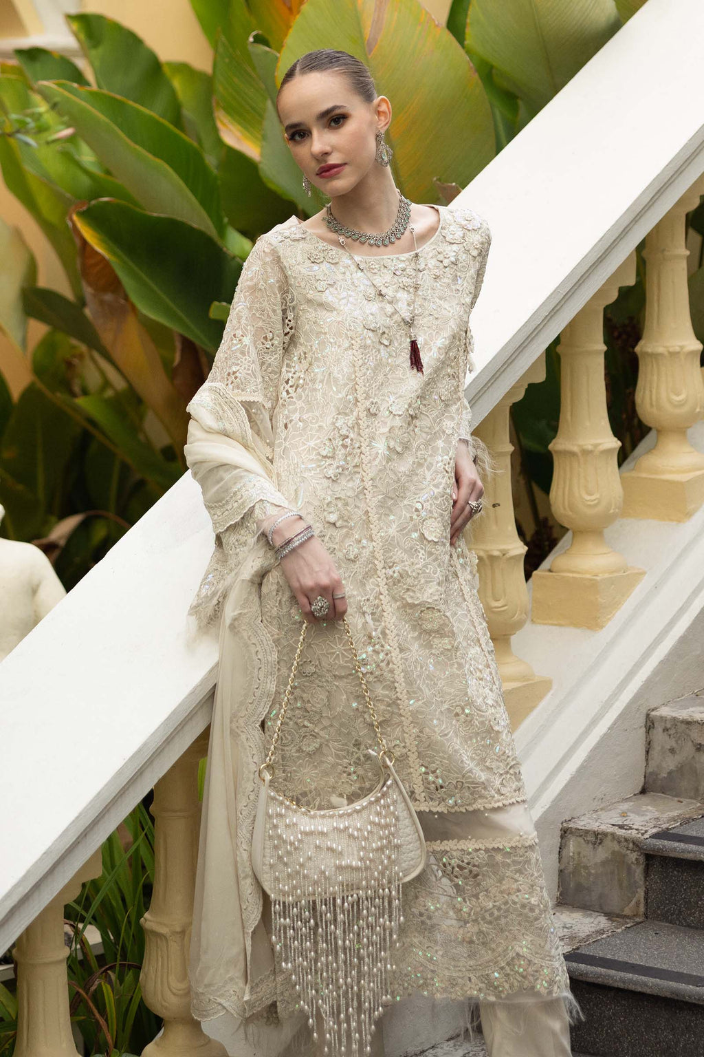 Maria B | Eid Collection 26 | 3 Piece Embroidered Organza Suit