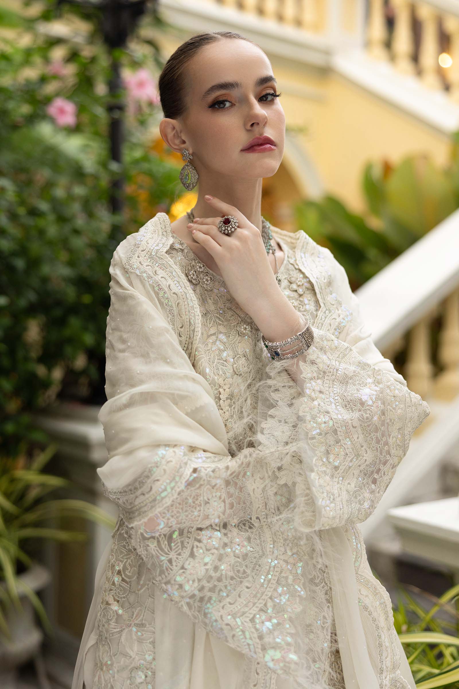 Maria B | Eid Collection 26 | 3 Piece Embroidered Organza Suit
