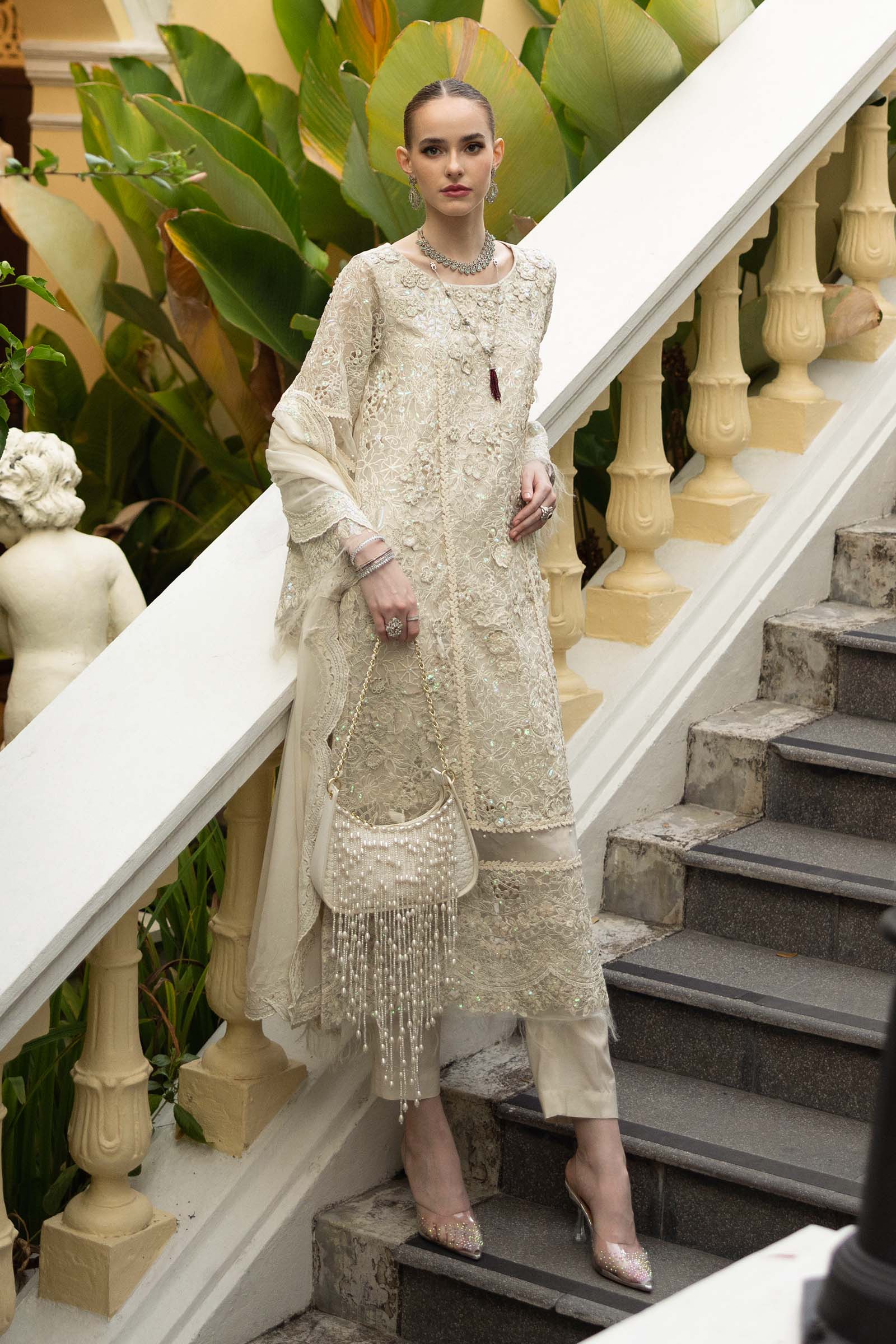 Maria B | Eid Collection 26 | 3 Piece Embroidered Organza Suit