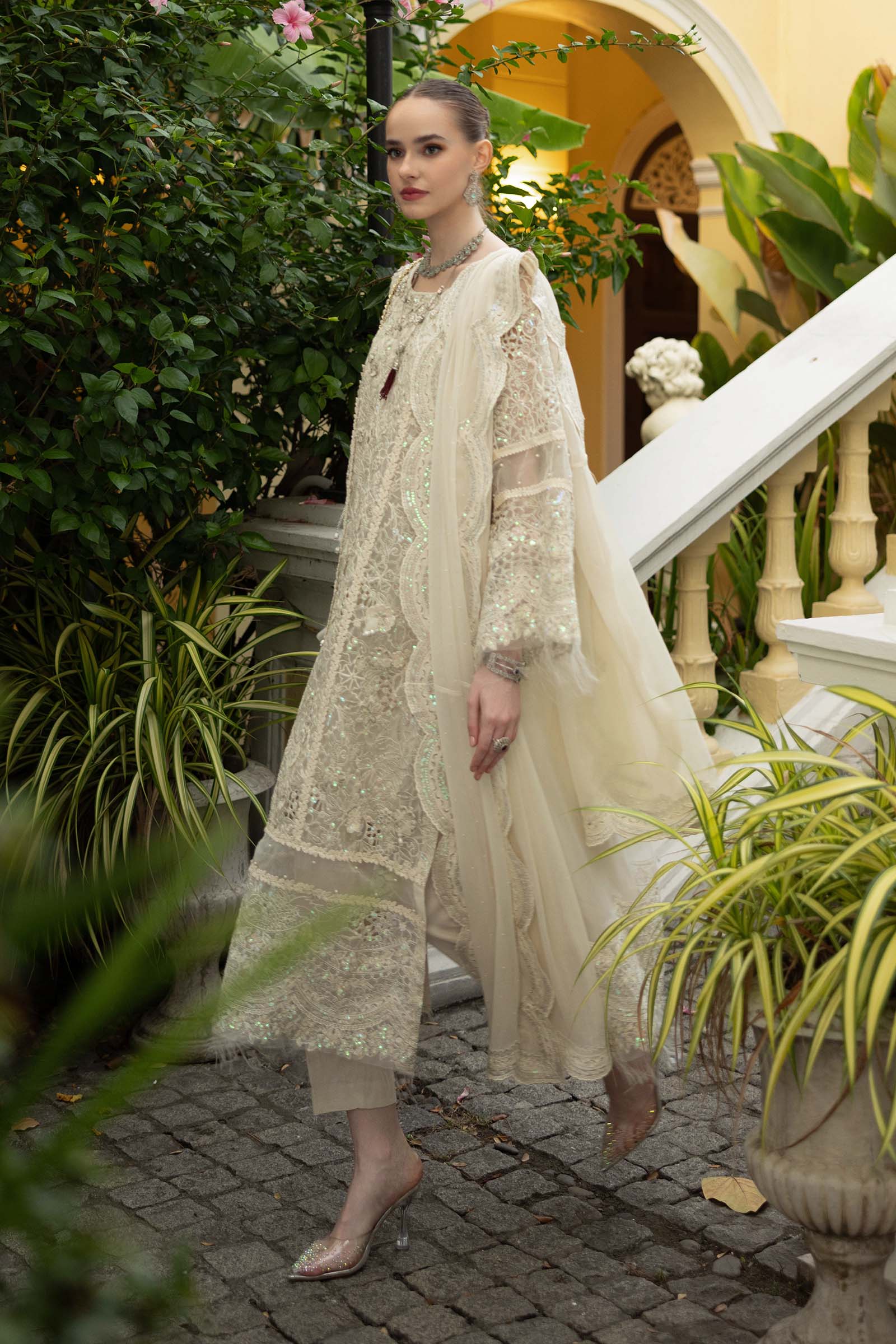 Maria B | Eid Collection 26 | 3 Piece Embroidered Organza Suit