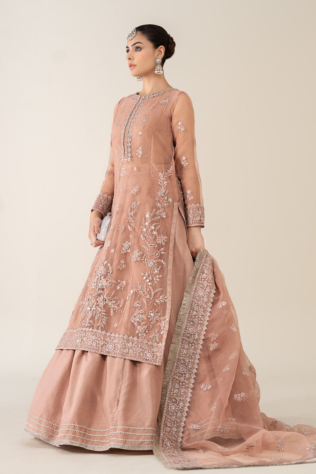 Maria B | Eid Collection 26 | 3 Piece Embroidered Organza Suit