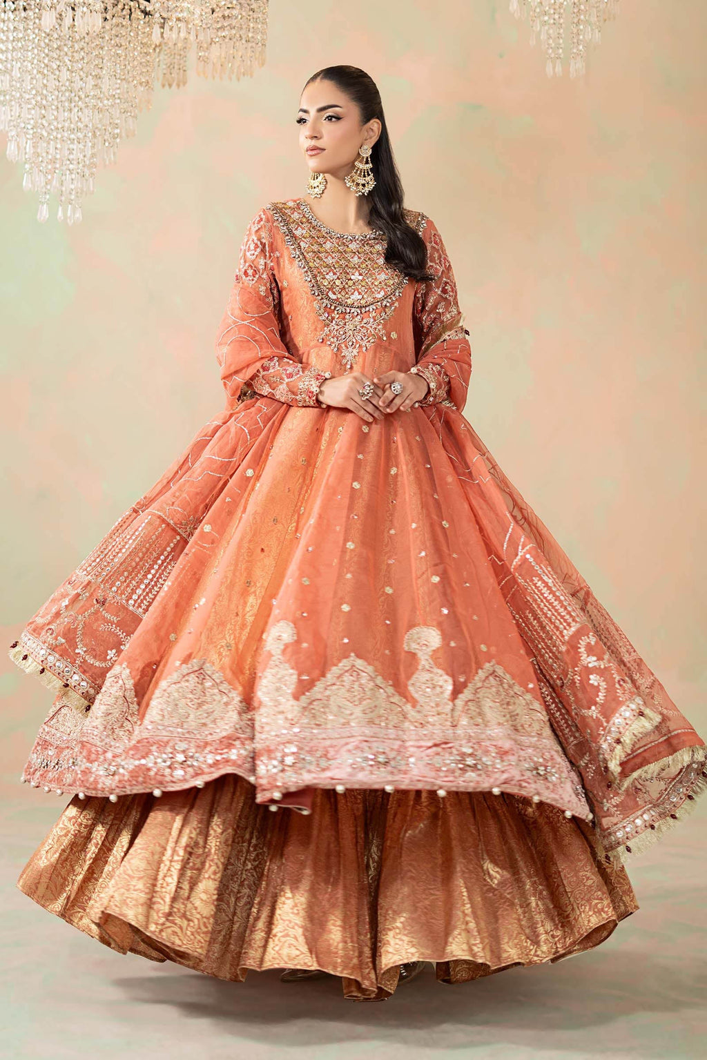 Maria B | Eid Collection 26 | 3 Piece Embroidered Organza Suit
