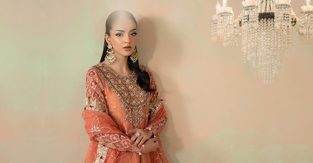 Maria B | Eid Collection 26 | 3 Piece Embroidered Organza Suit