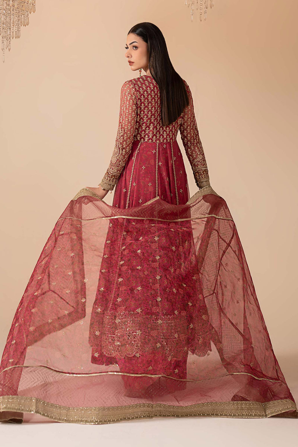 Maria B | Eid Collection 26 | 3 Piece Embroidered Net Suit