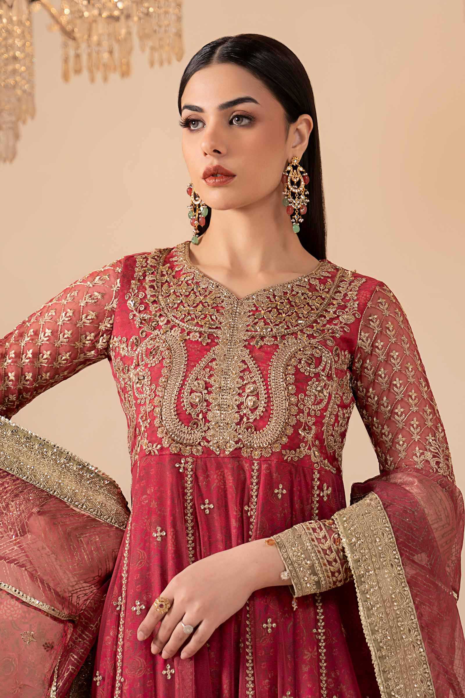 Maria B | Eid Collection 26 | 3 Piece Embroidered Net Suit