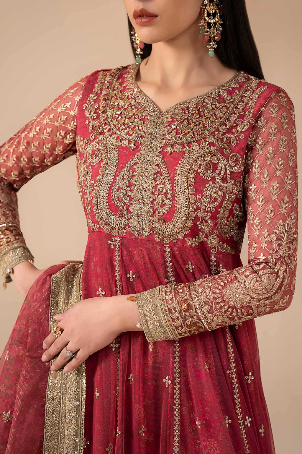 Maria B | Eid Collection 26 | 3 Piece Embroidered Net Suit