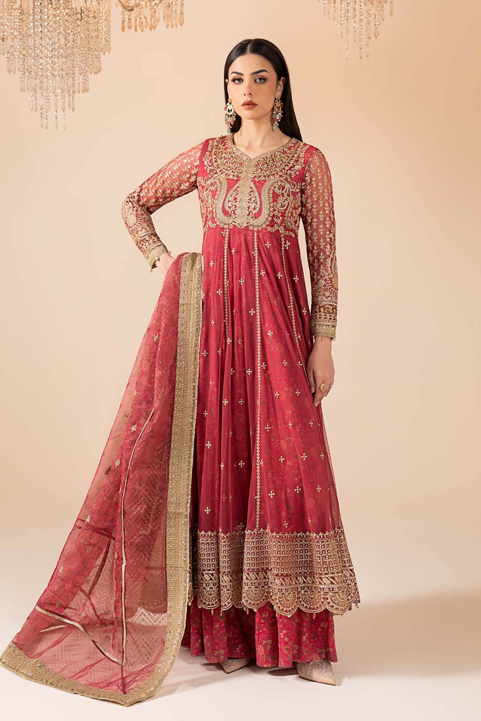 Maria B | Eid Collection 26 | 3 Piece Embroidered Net Suit