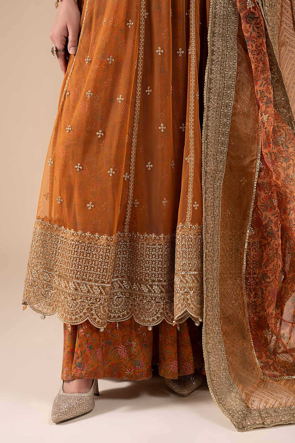 Maria B | Eid Collection 26 | 3 Piece Embroidered Net Suit