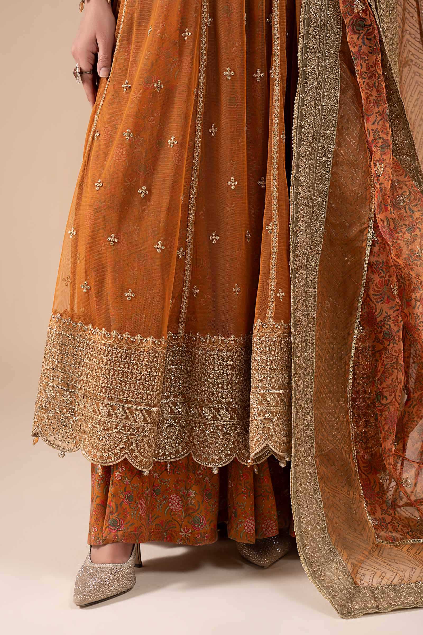Maria B | Eid Collection 26 | 3 Piece Embroidered Net Suit