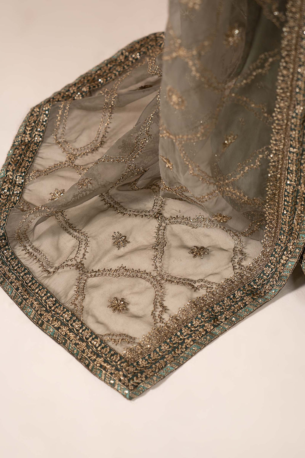 Maria B | Eid Collection 26 | 3 Piece Embroidered Zari Net Suit