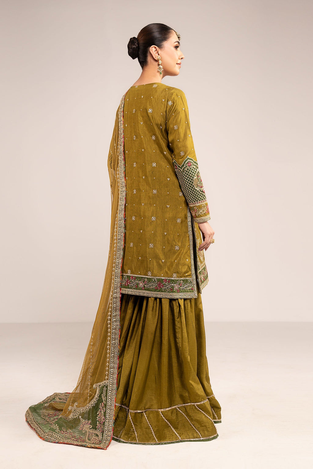 Maria B | Eid Collection 26 | 3 Piece Embroidered Raw Silk Suit