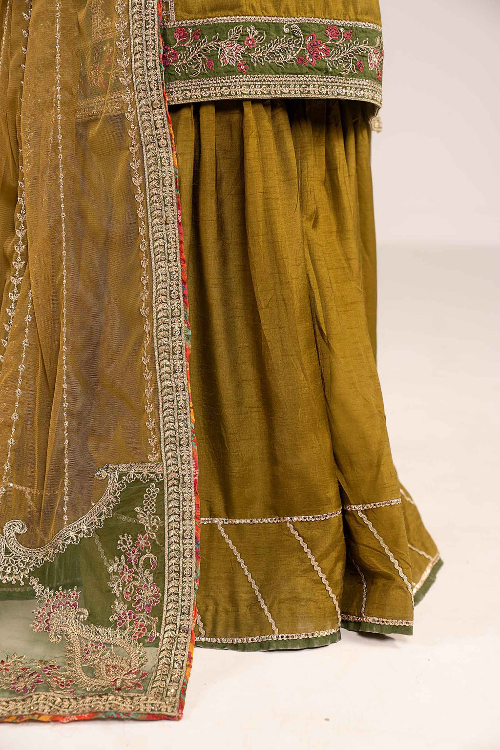 Maria B | Eid Collection 26 | 3 Piece Embroidered Raw Silk Suit