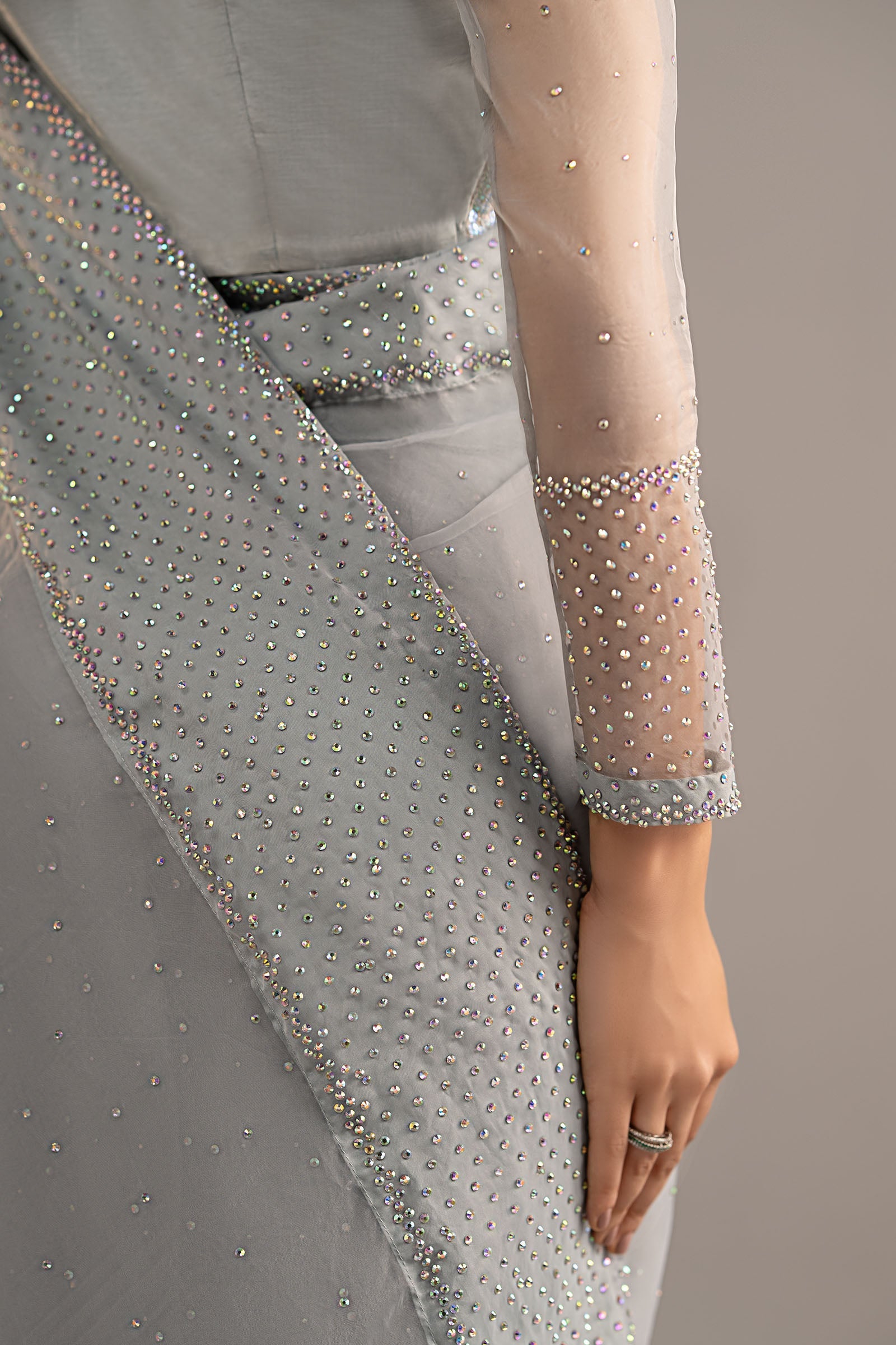 Maria B | Eid Collection 26 | Embellished Organza Saree