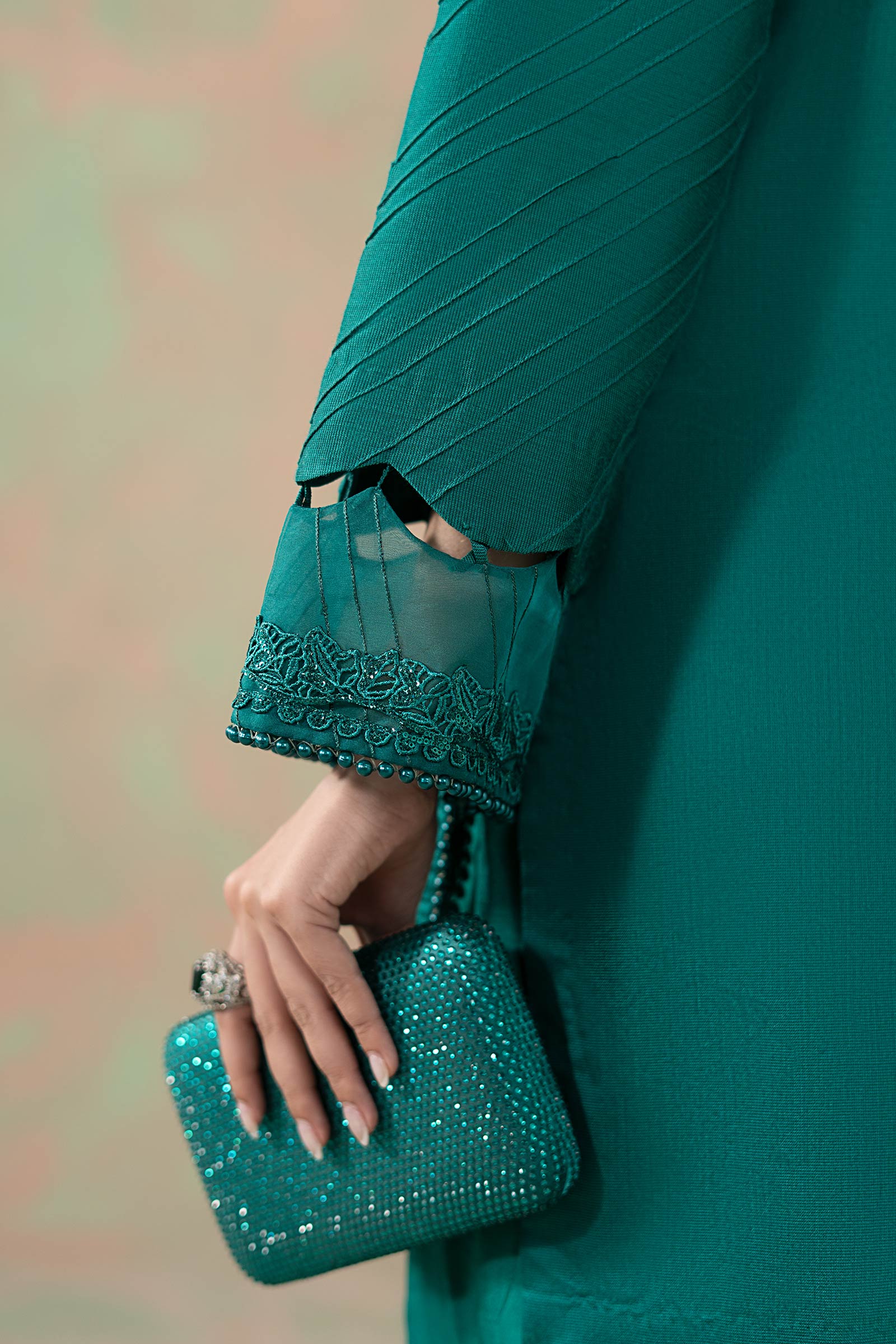 Maria B | Eid Collection 26 | 3 Piece Embroidered Silk Net Suit