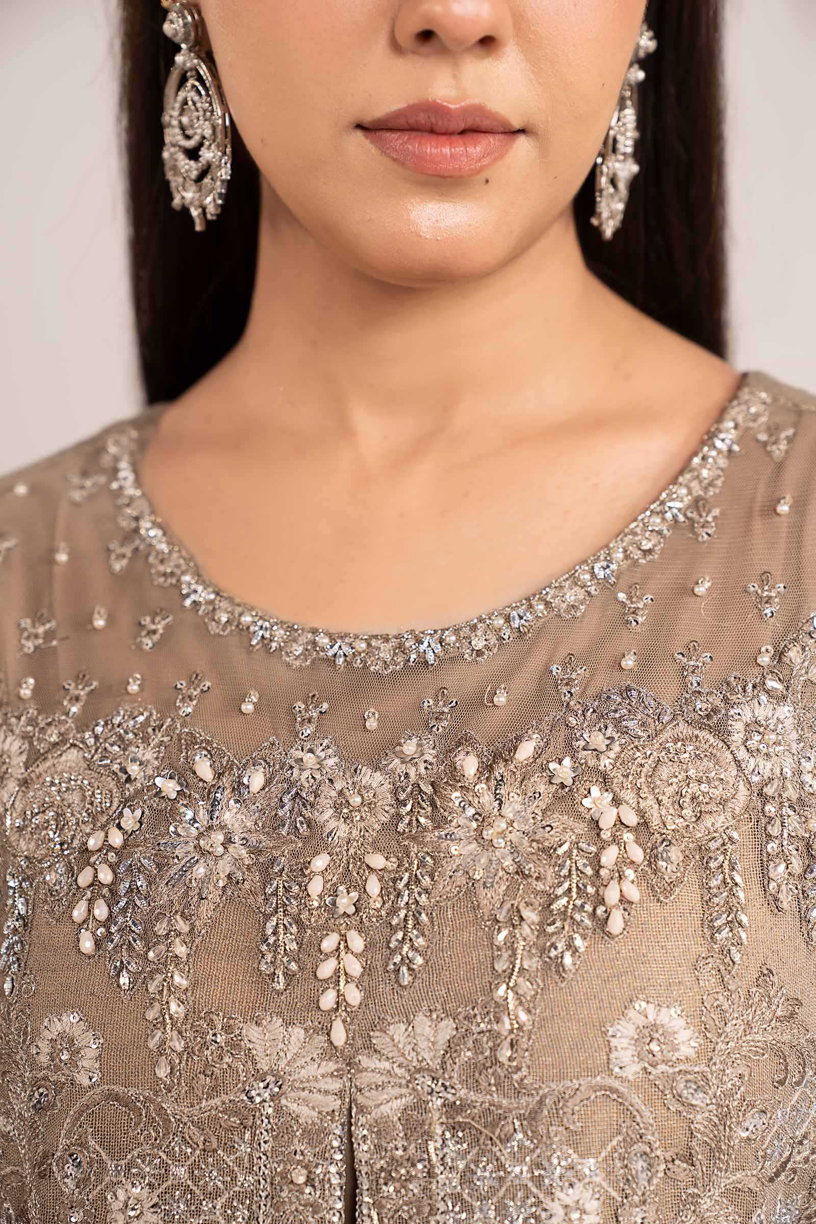 Maria B | Eid Collection Formals 26 | 3 Piece Embroidered Net Suit