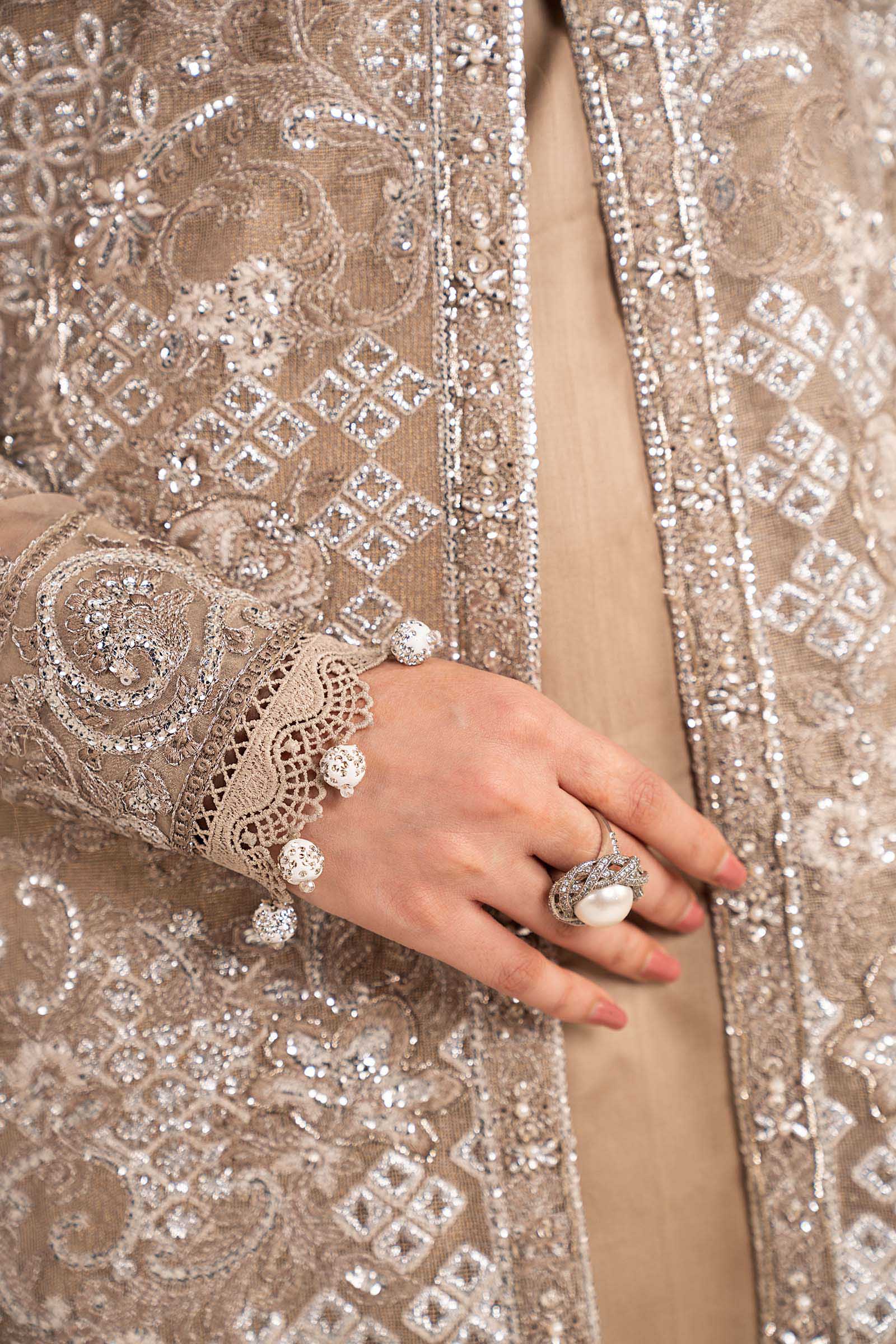 Maria B | Eid Collection Formals 26 | 3 Piece Embroidered Net Suit