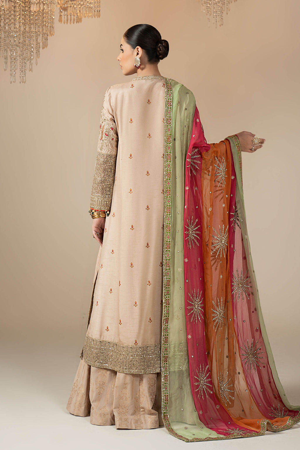 Maria B | Eid Collection 26 | 3 Piece Embroidered Raw Silk Suit