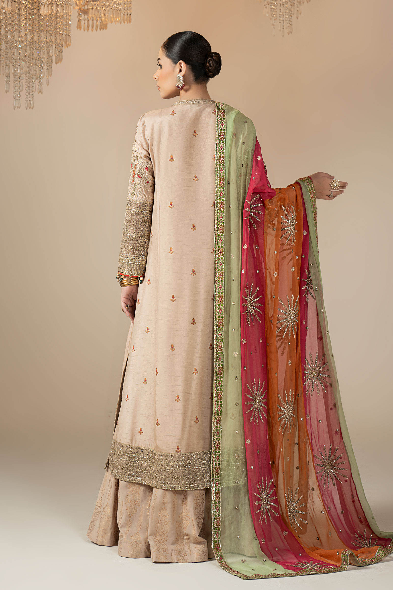 Maria B | Eid Collection 26 | 3 Piece Embroidered Raw Silk Suit
