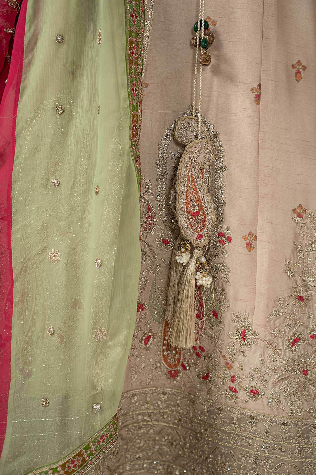 Maria B | Eid Collection 26 | 3 Piece Embroidered Raw Silk Suit