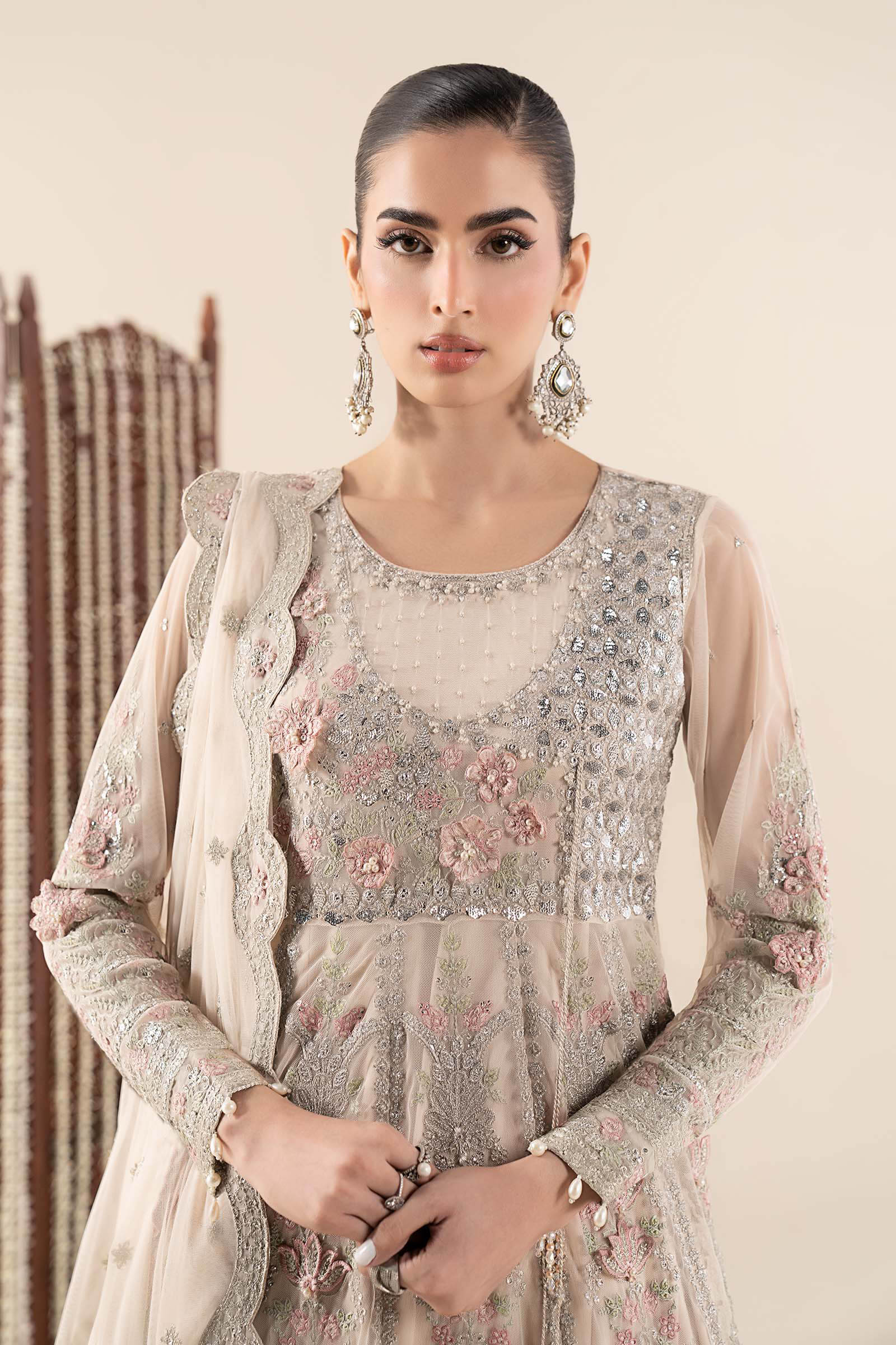 Maria B | Eid Collection 26 | 3 Piece Embroidered Net Suit