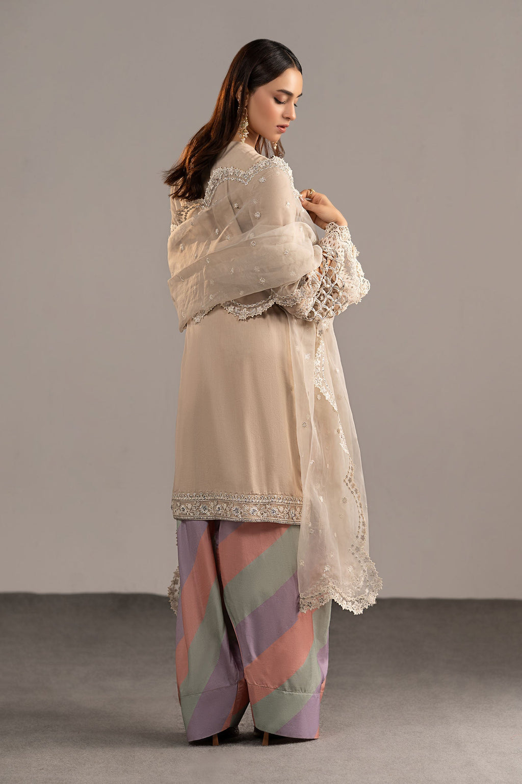 Maria B | Eid Collection 26 | 3 Piece Embroidered Velvet Suit