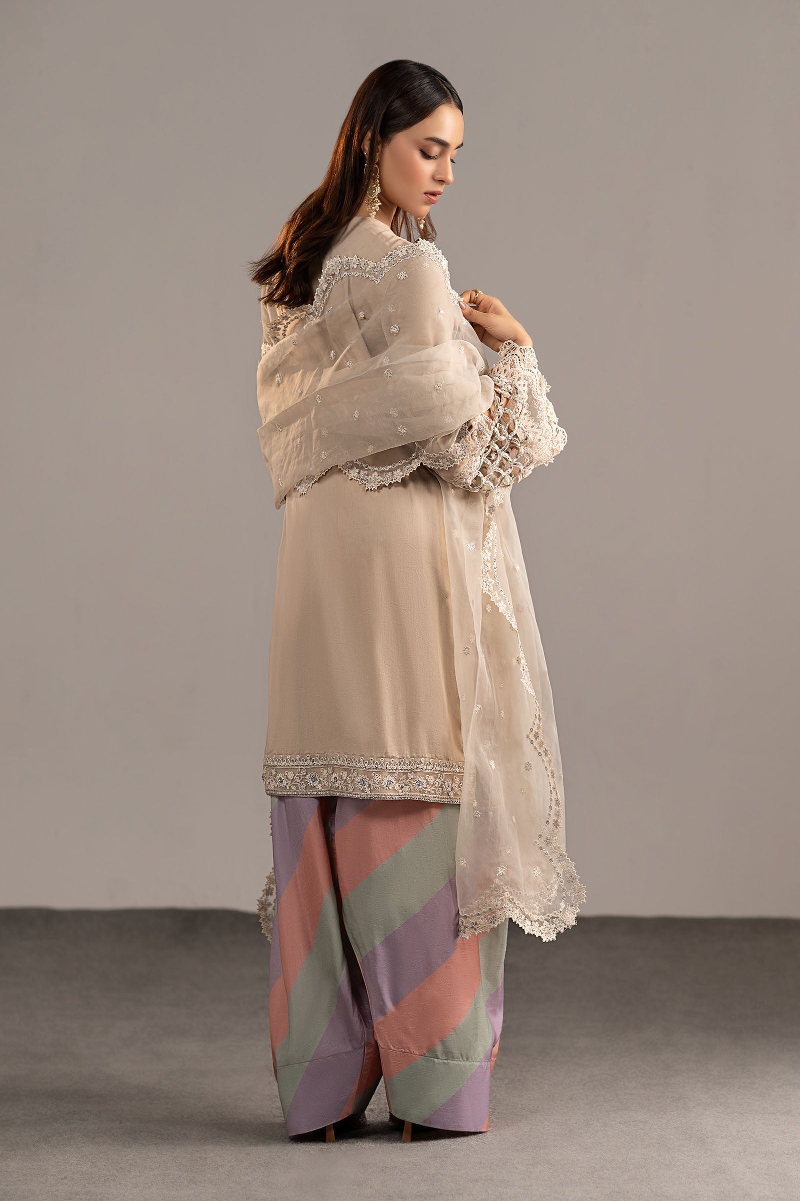 Maria B | Eid Collection 26 | 3 Piece Embroidered Velvet Suit
