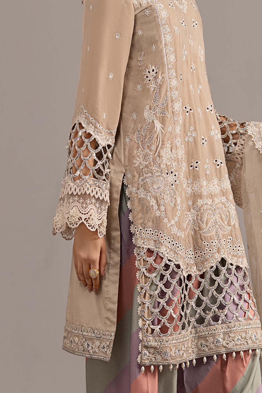 Maria B | Eid Collection 26 | 3 Piece Embroidered Velvet Suit