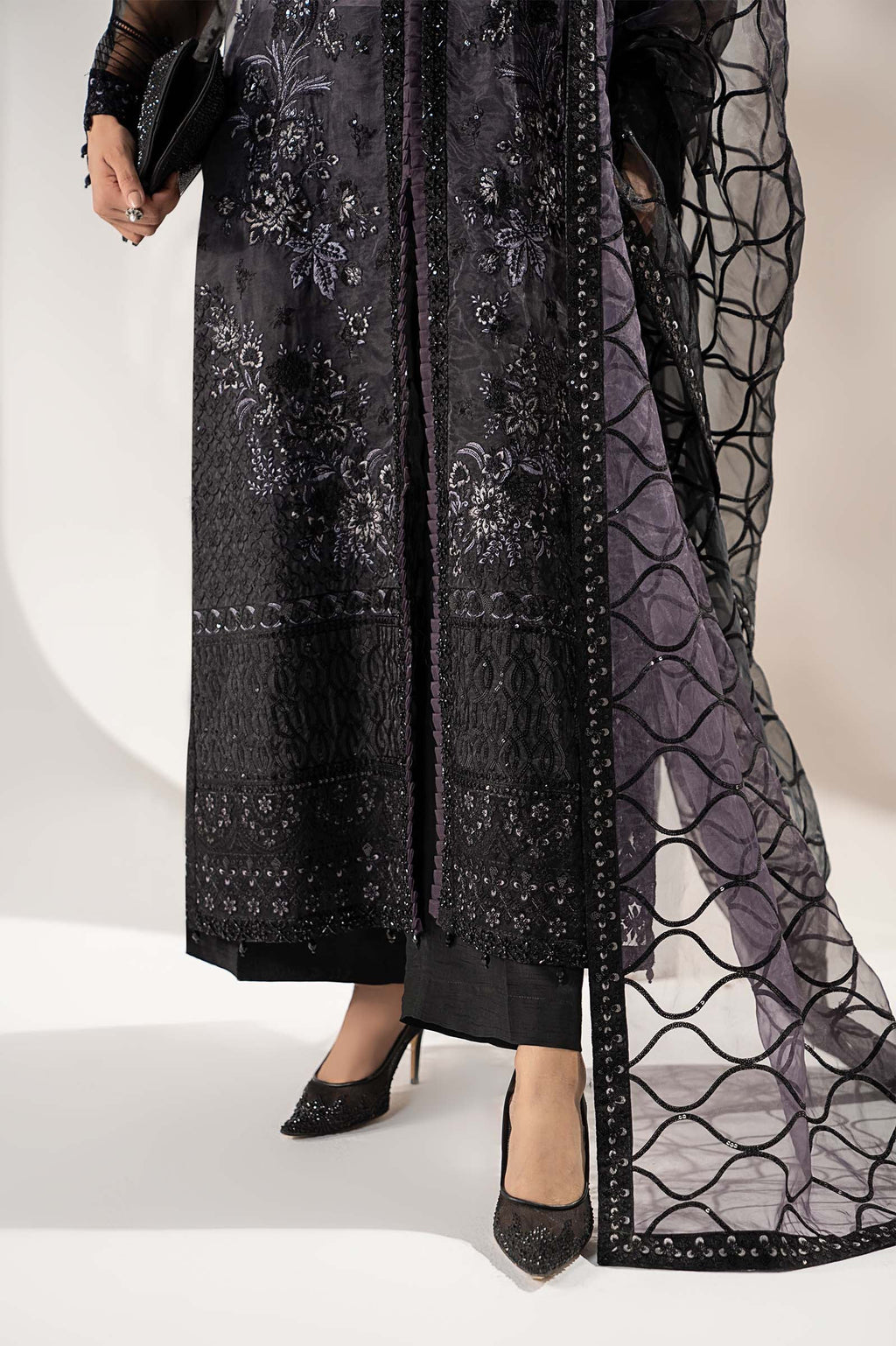 Maria B | Pre Fall 25 | Organza Suit-W25-34