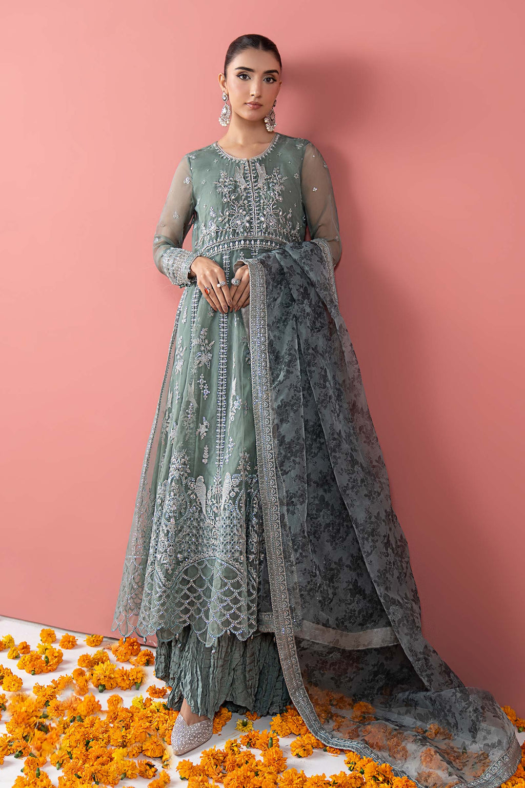 Maria B | Pre Fall 25 | SF-W25-38-Ice Blue