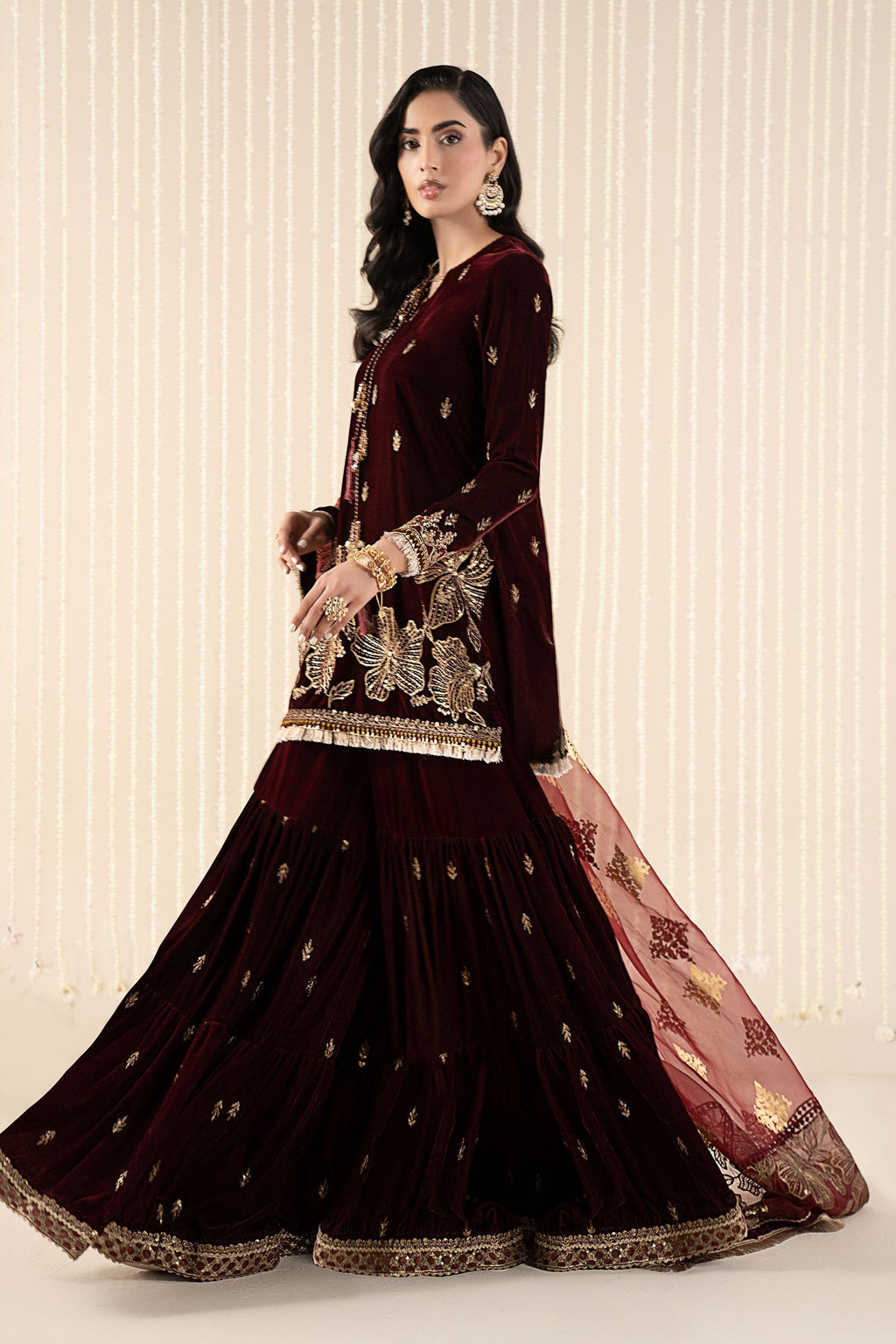 Maria B | Pre Fall 25 | SF-W25-43-Maroon