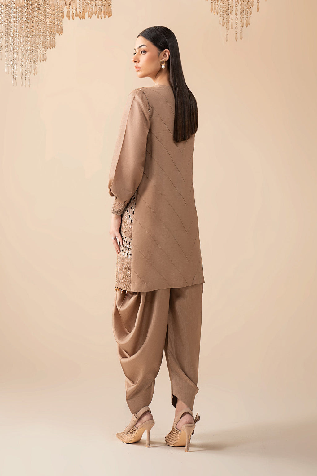 Maria B | Eid Collection 26 | 3 Piece Embroidered Raw Silk Suit