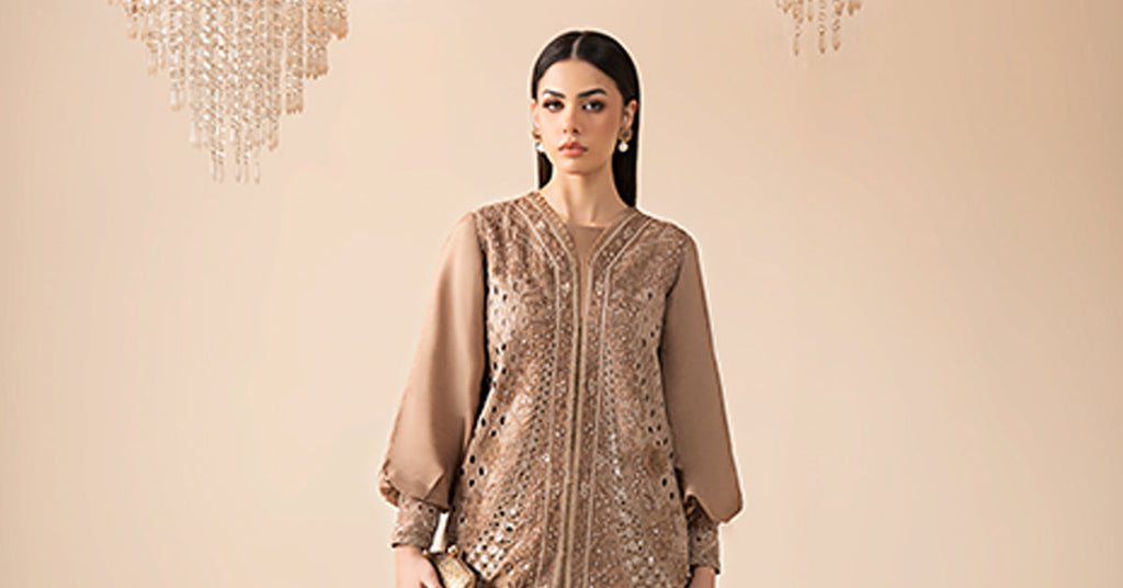 Maria B | Eid Collection 26 | 3 Piece Embroidered Raw Silk Suit