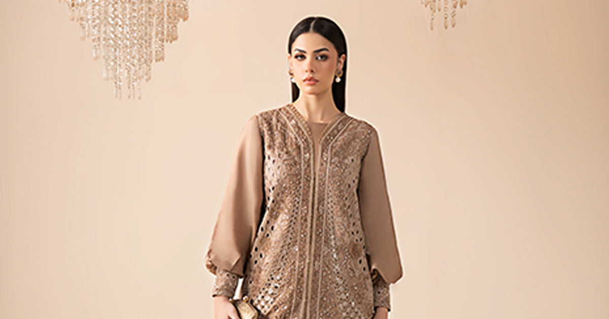 Maria B | Eid Collection 26 | 3 Piece Embroidered Raw Silk Suit