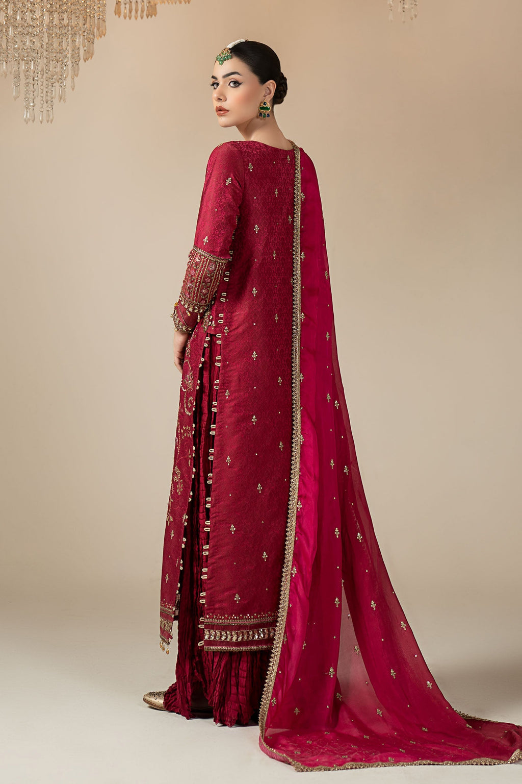 Maria B | Eid Collection 26 | 3 Piece Embroidered Jacquard Suit