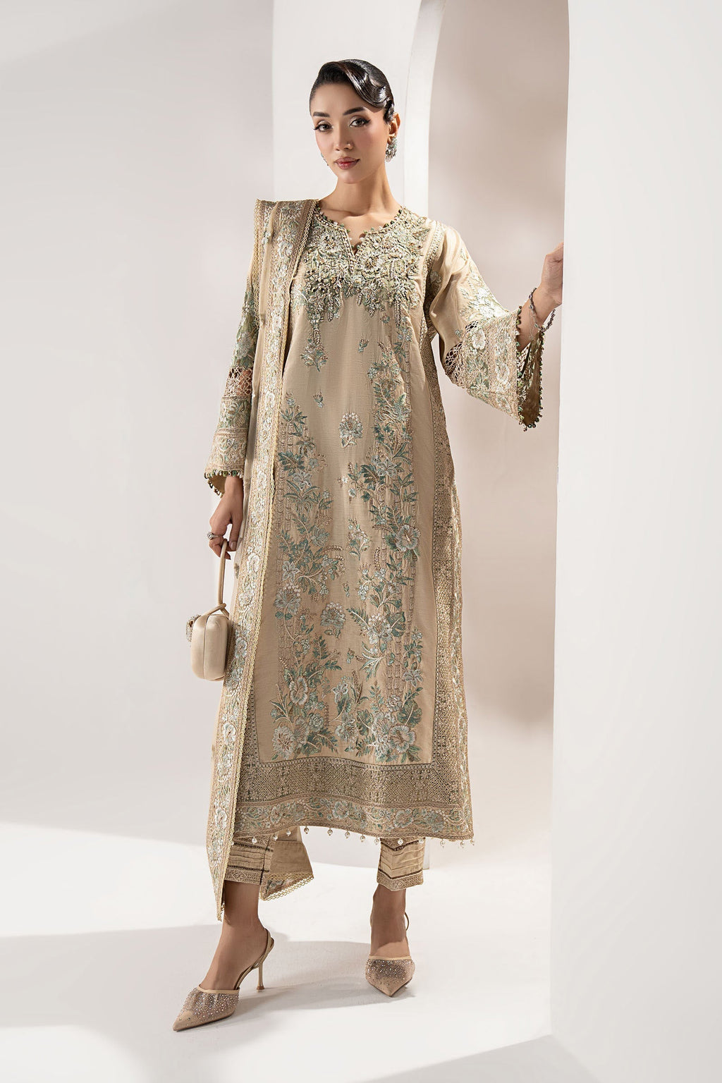 Maria B | Pre Fall 25 | SF-W25-51-BEIGE