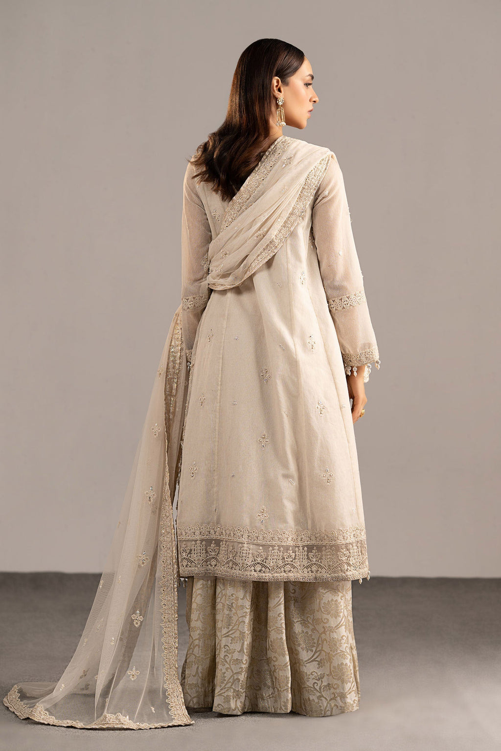 Maria B | Eid Collection 26 | 3 Piece Embroidered Cotton Net Suit