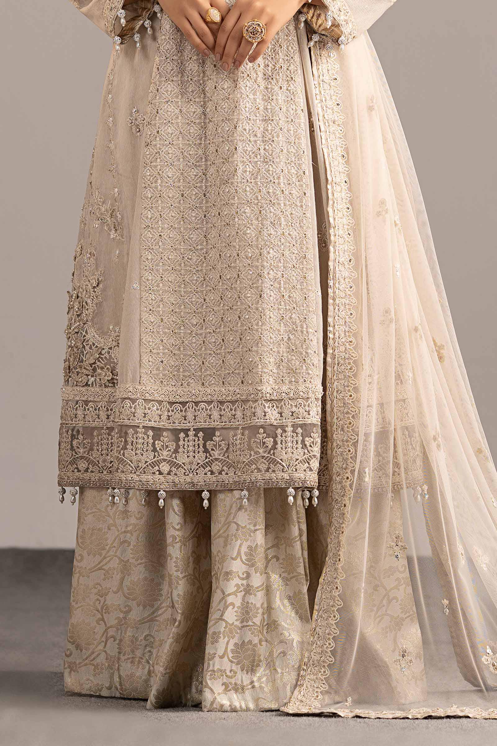 Maria B | Eid Collection 26 | 3 Piece Embroidered Cotton Net Suit