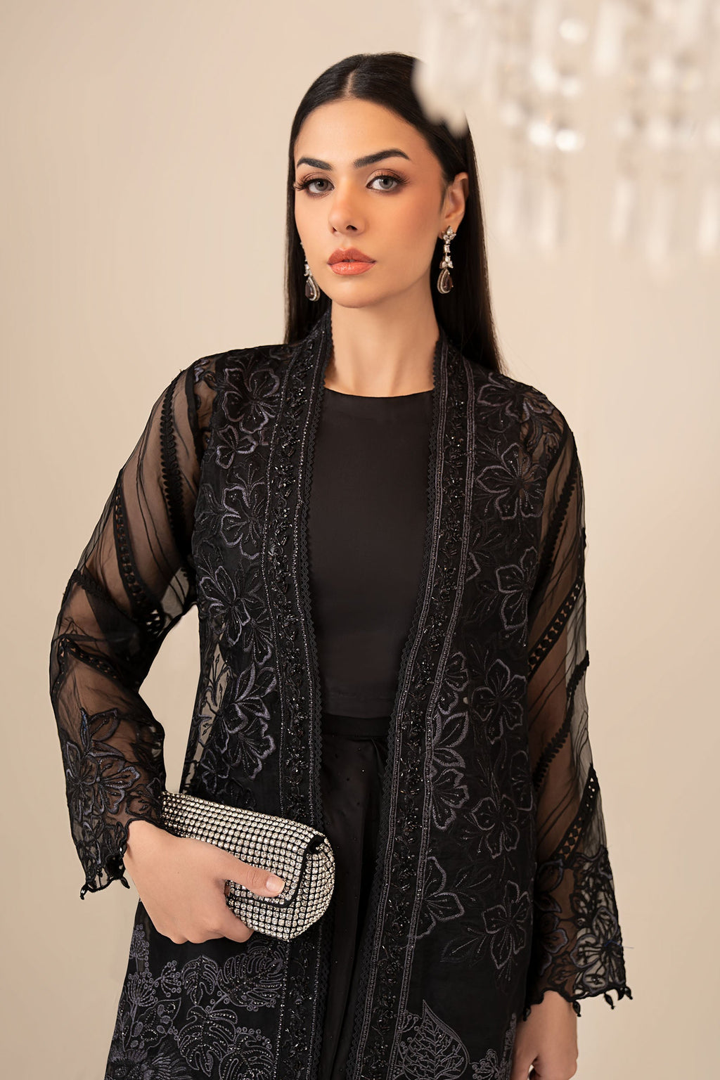 Maria B | Eid Collection 26 | 4 Piece Embroidered Organza Suit