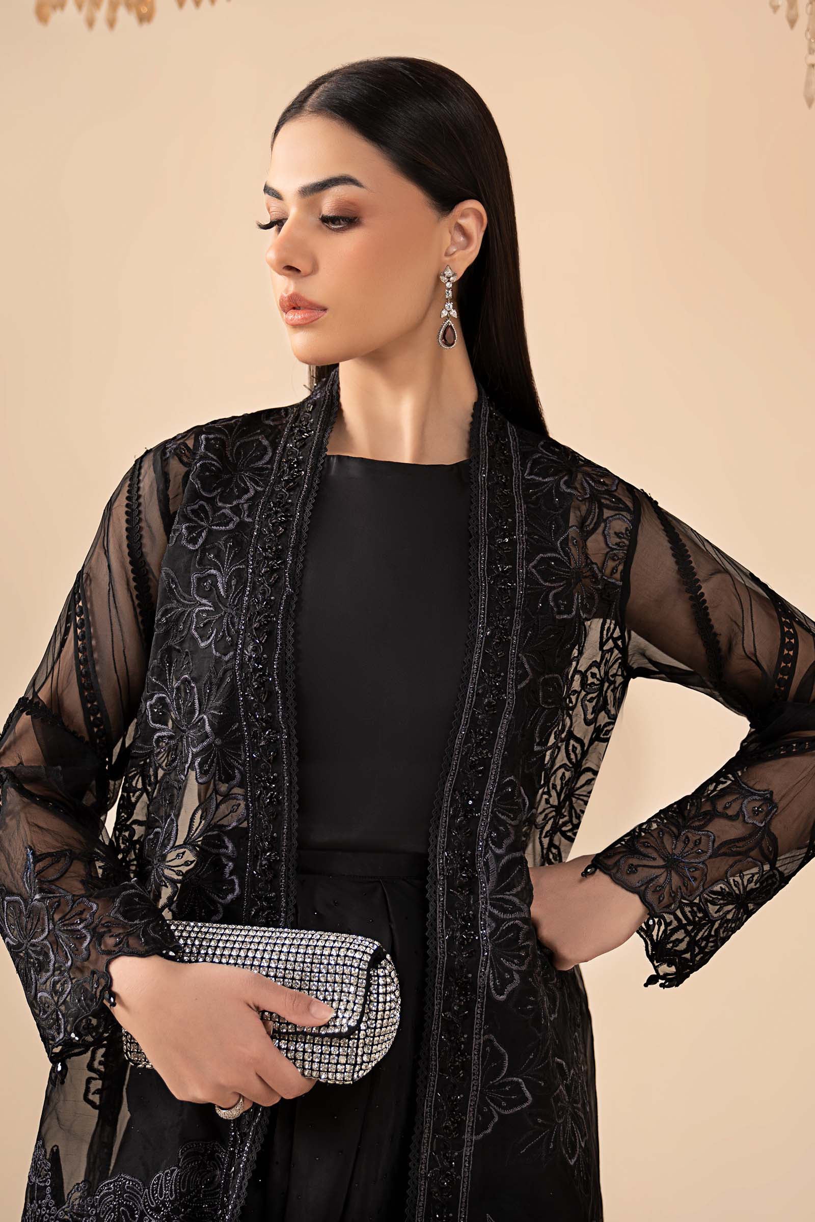 Maria B | Eid Collection 26 | 4 Piece Embroidered Organza Suit
