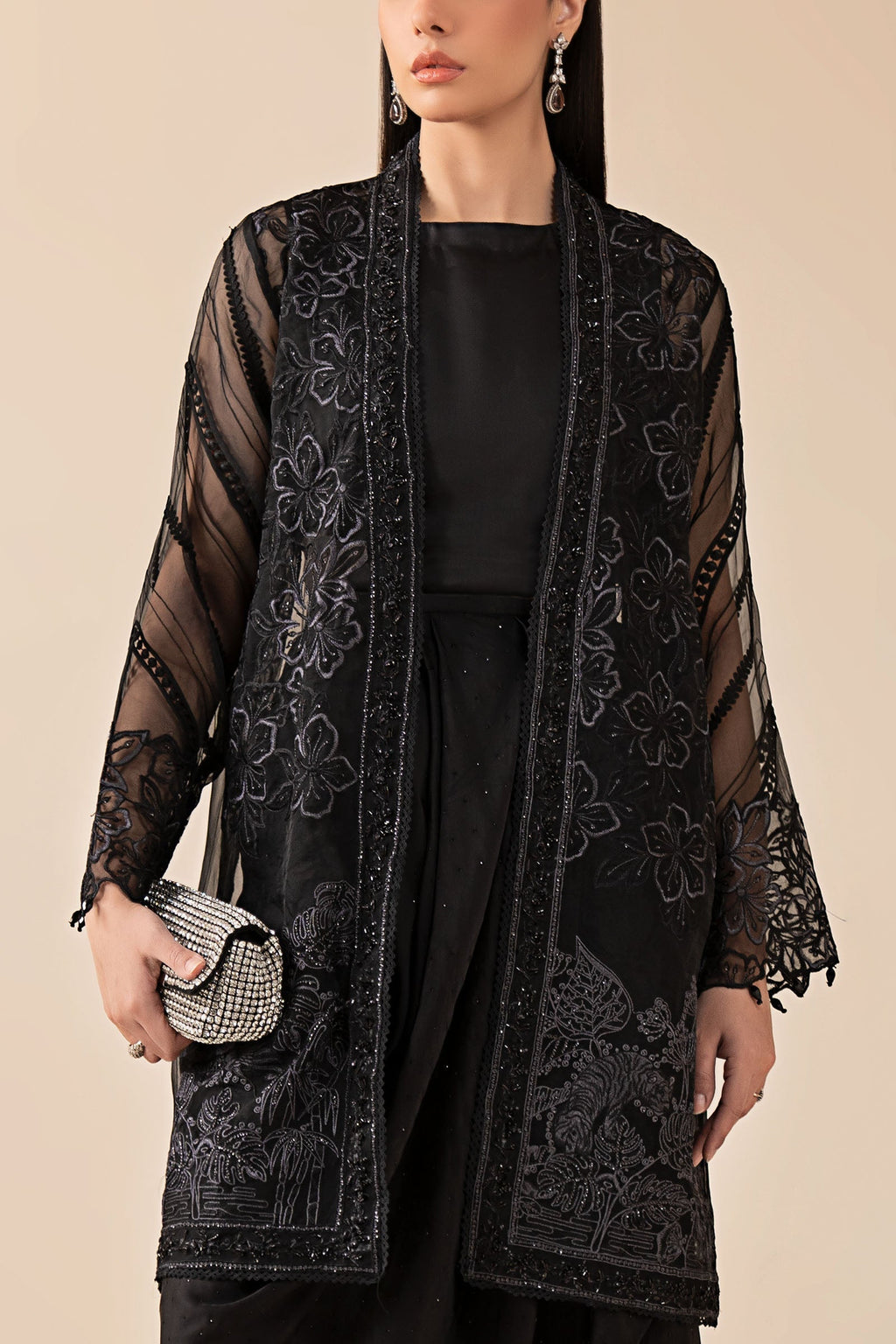 Maria B | Eid Collection 26 | 4 Piece Embroidered Organza Suit