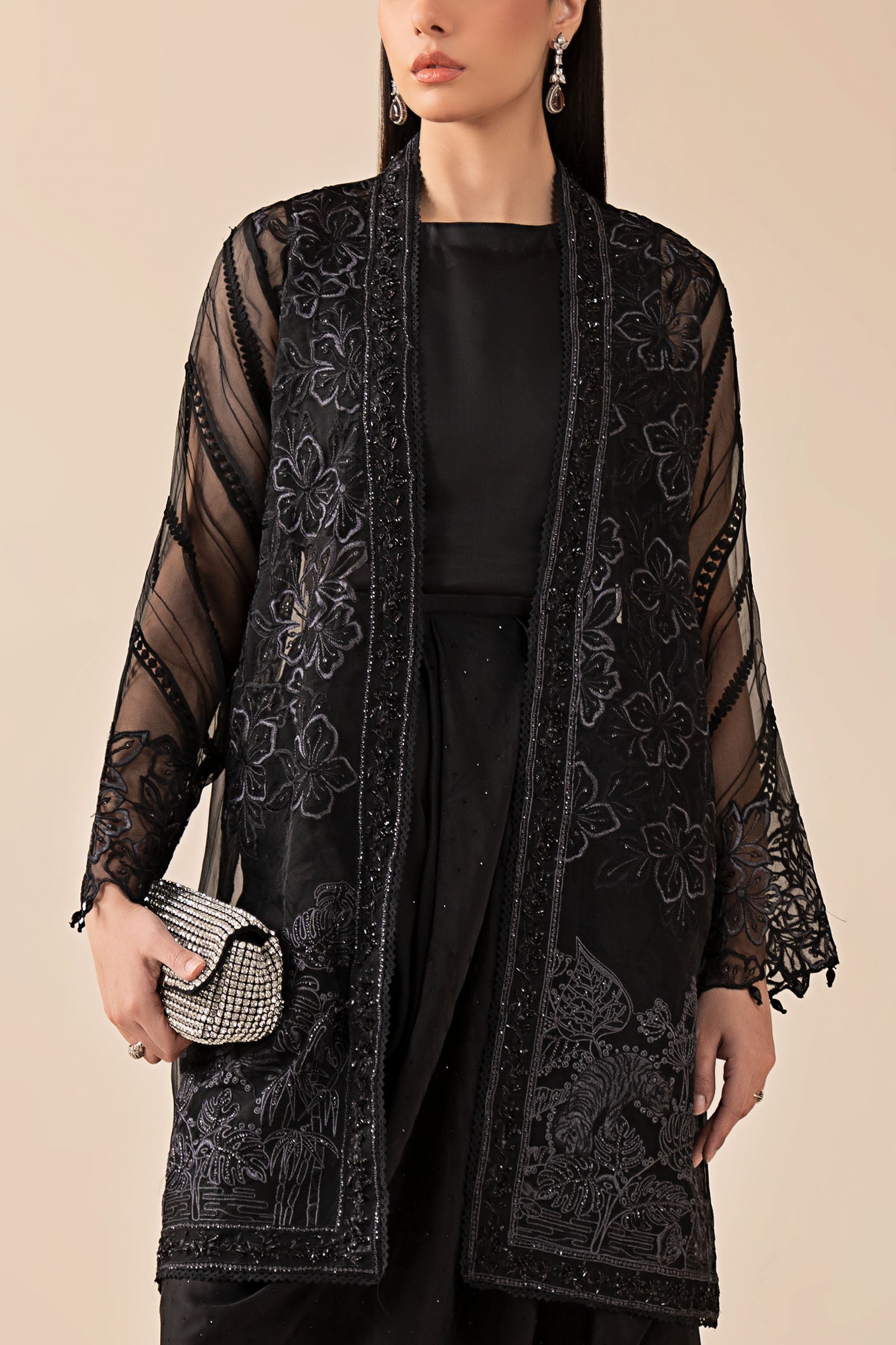 Maria B | Eid Collection 26 | 4 Piece Embroidered Organza Suit