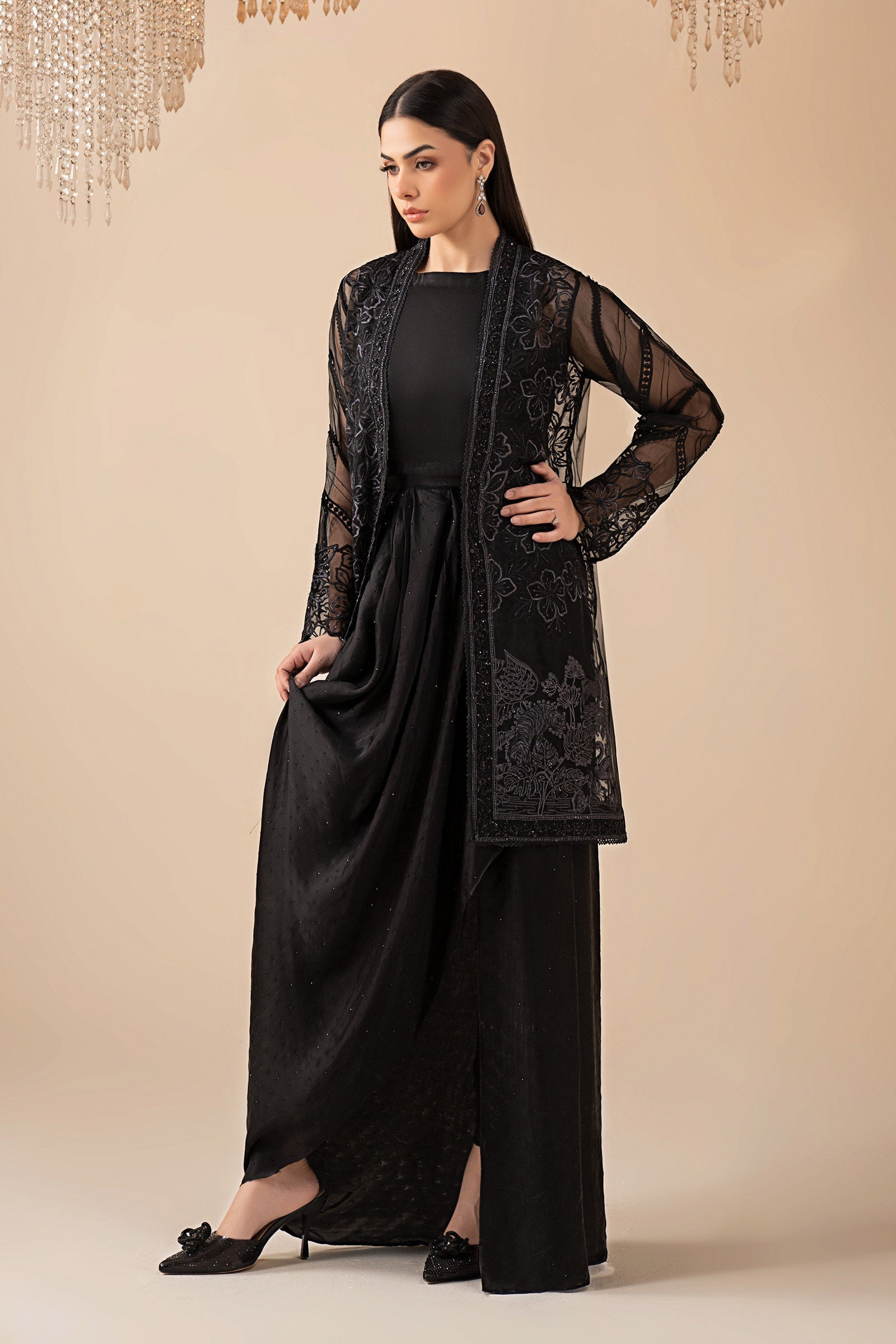 Maria B | Eid Collection 26 | 4 Piece Embroidered Organza Suit
