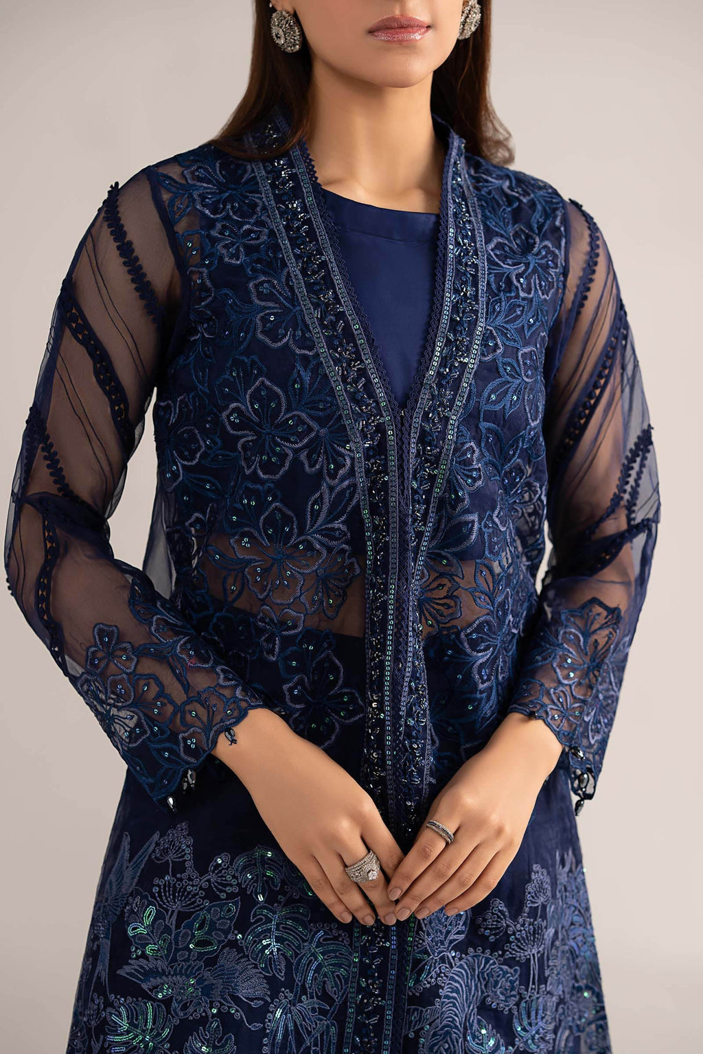 Maria B | Eid Collection 26 | 4 Piece Embroidered Organza Suit