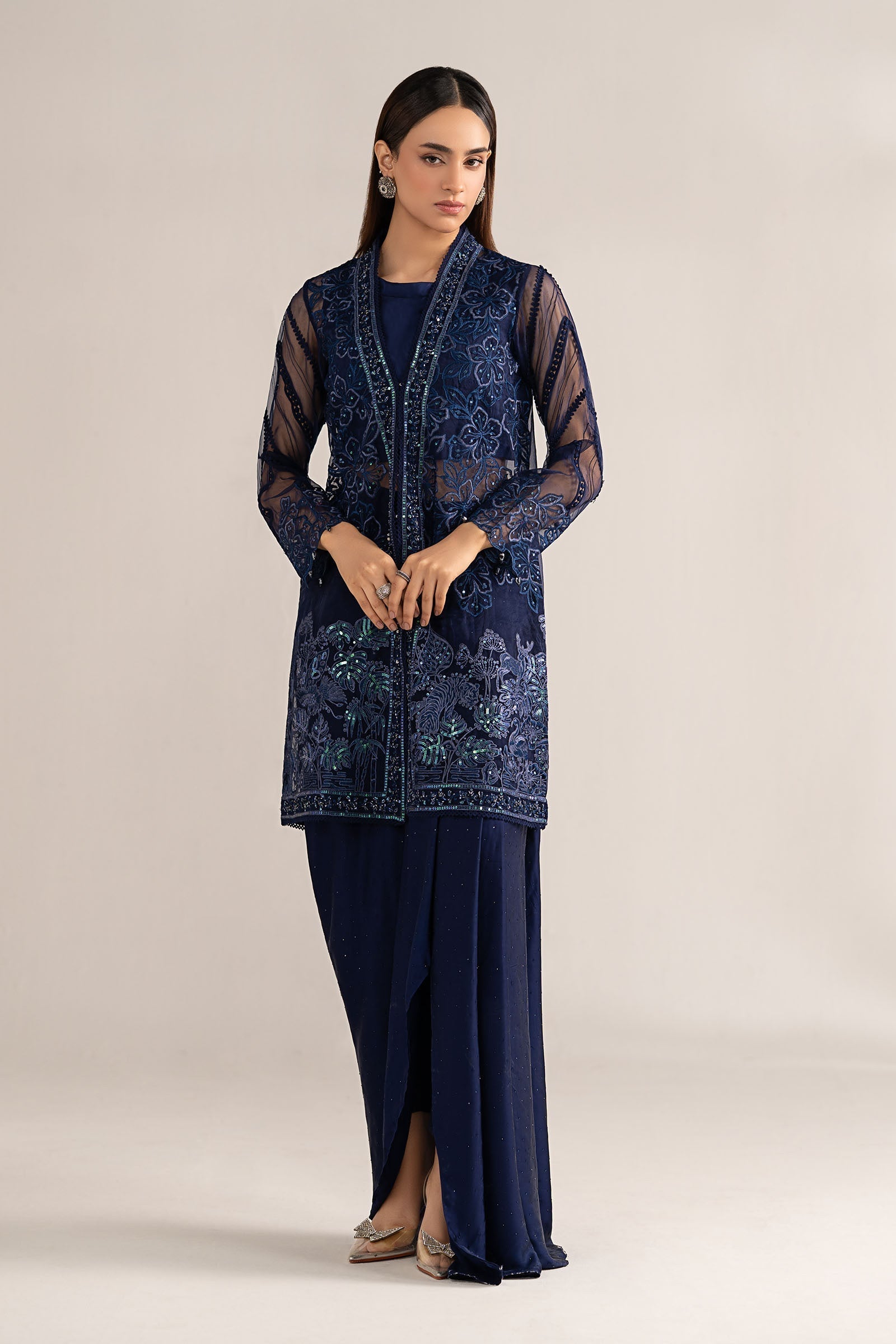 Maria B | Eid Collection 26 | 4 Piece Embroidered Organza Suit