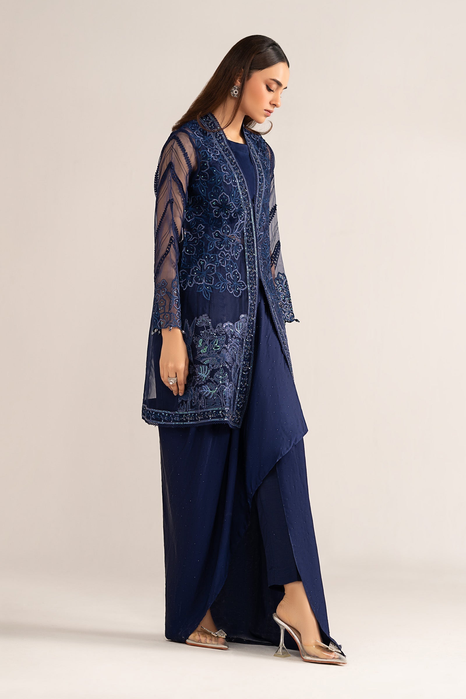 Maria B | Eid Collection 26 | 4 Piece Embroidered Organza Suit